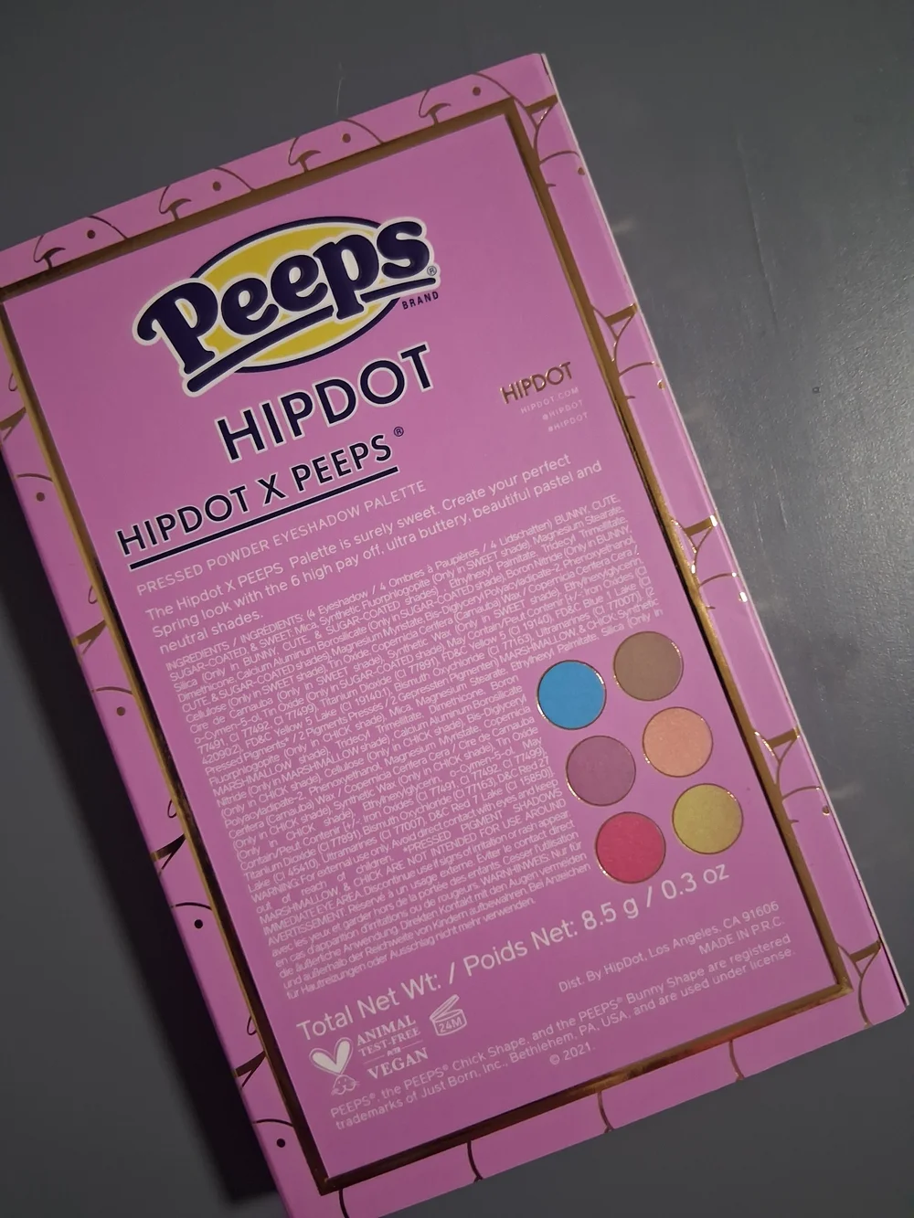 Peeps Hip Dot Eyeshadow Palette – B&BW Peepin It Real Gloss & Hair & Body Mist